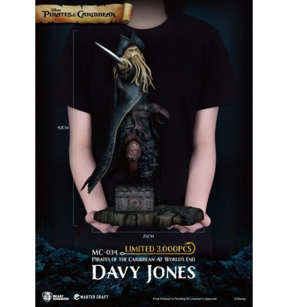 DAVY JONES PIRATI DEI CARAIBI - DISNEY MASTERCRAFT