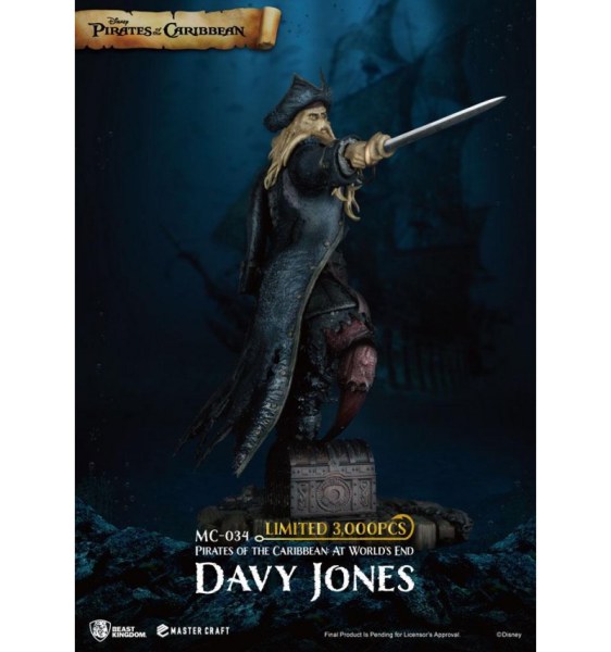 DAVY JONES PIRATI DEI CARAIBI - DISNEY MASTERCRAFT