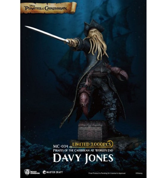 DAVY JONES PIRATI DEI CARAIBI - DISNEY MASTERCRAFT