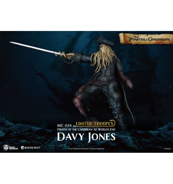 DAVY JONES PIRATI DEI CARAIBI - DISNEY MASTERCRAFT