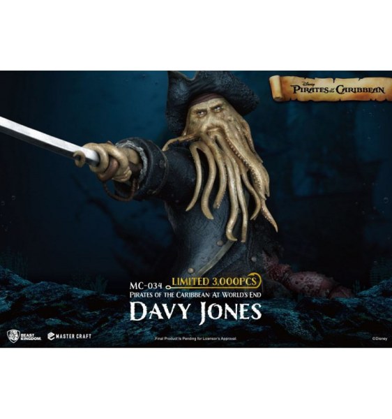 DAVY JONES PIRATI DEI CARAIBI - DISNEY MASTERCRAFT
