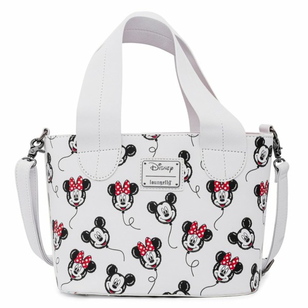 BORSA A MANO CON PALLONCINO TOPOLINO E MINNIE - DISNEY LOUNGEFLY