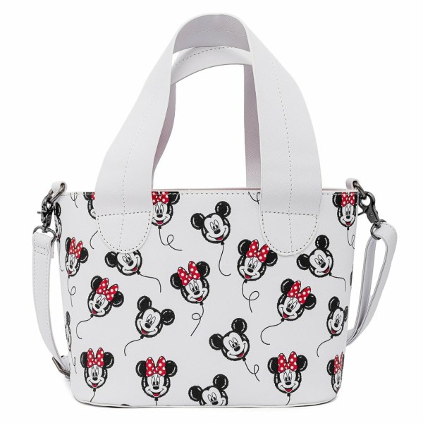 BORSA A MANO CON PALLONCINO TOPOLINO E MINNIE - DISNEY LOUNGEFLY