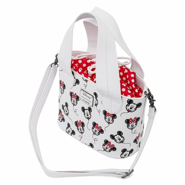 BORSA A MANO CON PALLONCINO TOPOLINO E MINNIE - DISNEY LOUNGEFLY