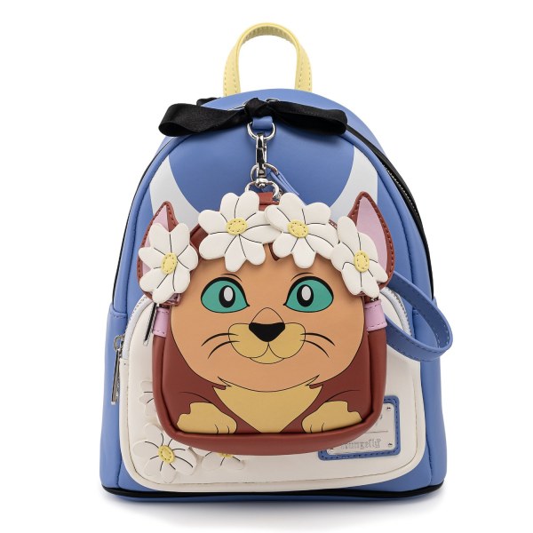 MINI ZAINO ALICE NEL PAESE DELLE MERAVIGLIE CON SACCHETTO STACCABILE - DISNEY LOUNGEFLY