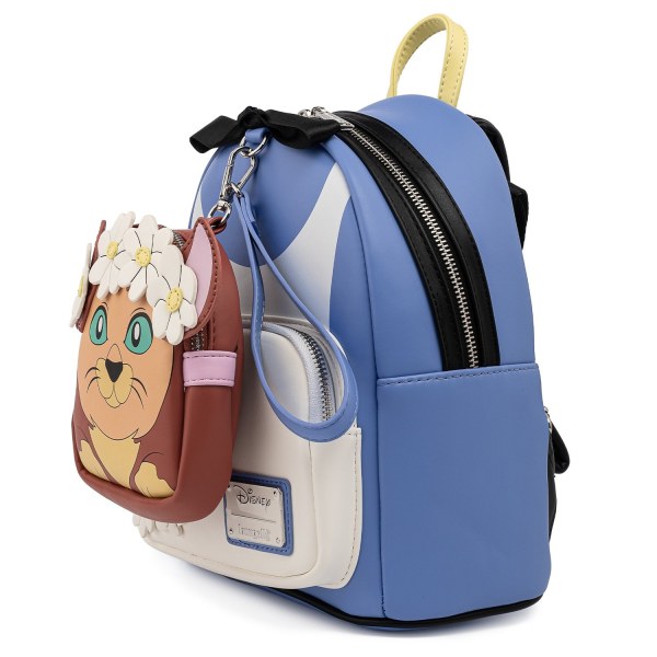 MINI ZAINO ALICE NEL PAESE DELLE MERAVIGLIE CON SACCHETTO STACCABILE - DISNEY LOUNGEFLY