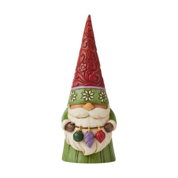 GNOME DI NOEL CON ORNAMENTI JIM SHORE HEARTWOOD CREEK