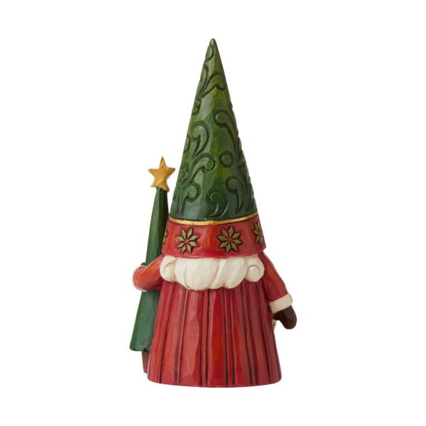 GNOMO DI NATALE CON L'ALBERO JIM SHORE HEARTWOOD CREEK