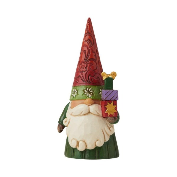GNOMO DI NATALE CON REGALI JIM SHORE HEARTWOOD CREEK