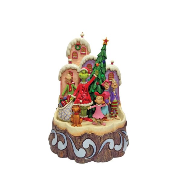 GRINCH SCOLPITO DAL CUORE - JIM SHORE GRINCH