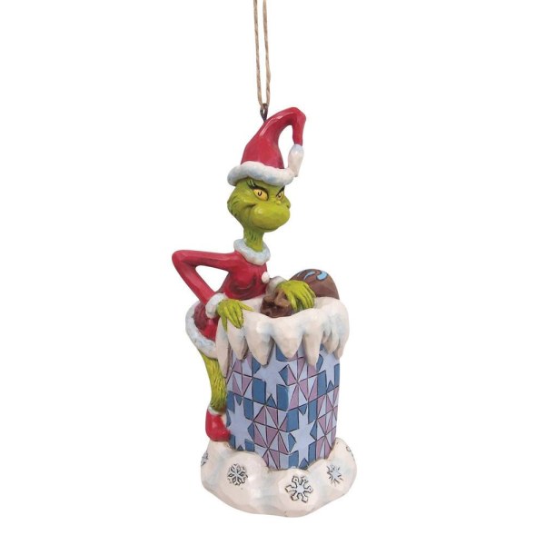 ORNAMENTO GRINCH ARRAMPICATA NEL CAMINO - JIM SHORE GRINCH