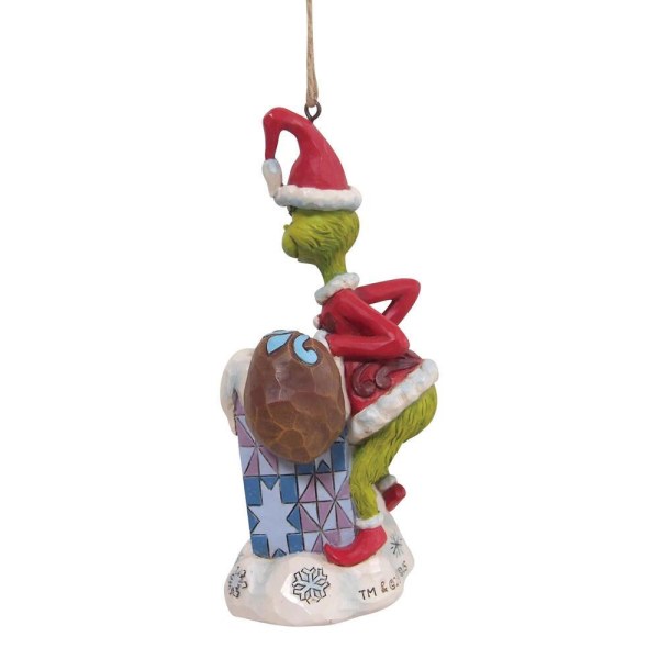ORNAMENTO GRINCH ARRAMPICATA NEL CAMINO - JIM SHORE GRINCH