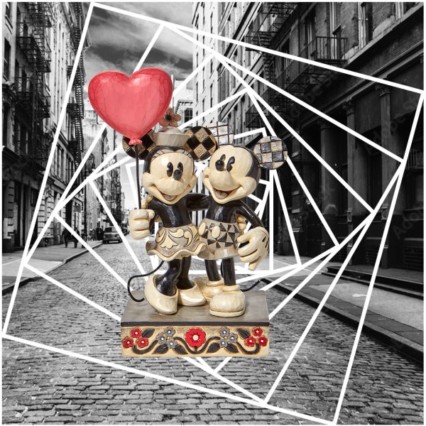 TOPOLINO & MINNIE PALLONCINO CUORE- DISNEY TRADITIONS