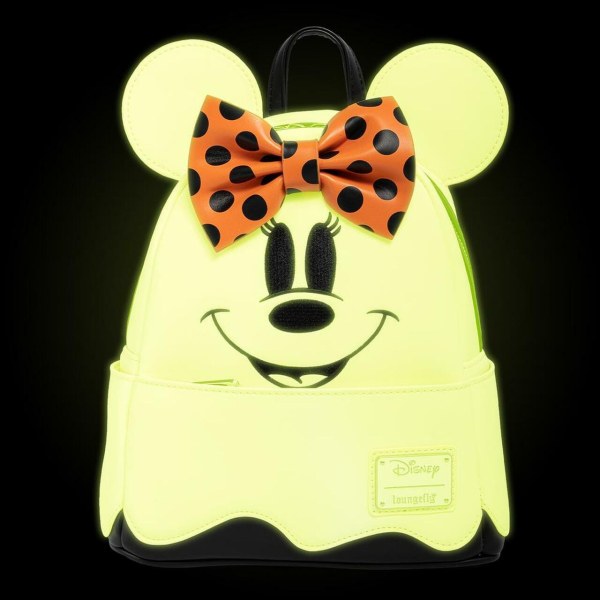 MINI ZAINO MINNIE FANTASMA ( BRILLA AL BUIO )- DISNEY LOUNGEFLY