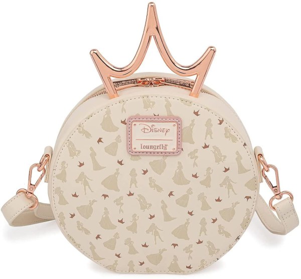 BORSA A TRACOLLA PRINCIPESSE DISNEY ( CORONA IN METALLO )  - DISNEY LOUNGEFLY