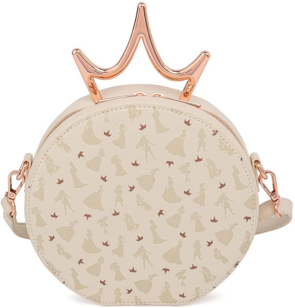BORSA A TRACOLLA PRINCIPESSE DISNEY ( CORONA IN METALLO )  - DISNEY LOUNGEFLY