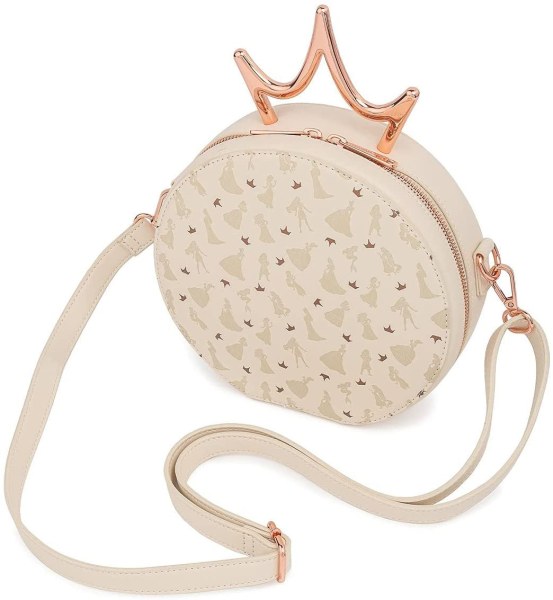 BORSA A TRACOLLA PRINCIPESSE DISNEY ( CORONA IN METALLO )  - DISNEY LOUNGEFLY