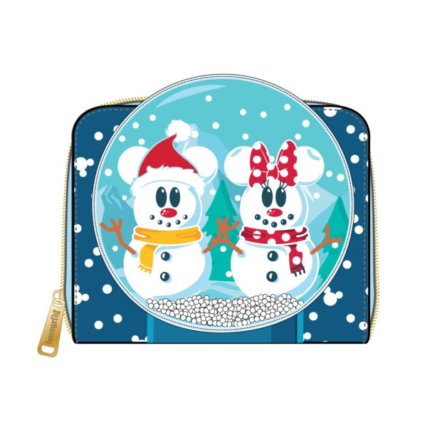 PORTAFOGLIO TOPOLINO & MINNIE SNOW GLOBE - DISNEY LOUNGEFLY