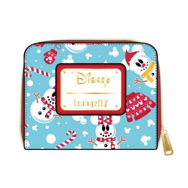 PORTAFOGLIO TOPOLINO & MINNIE PUPAZZO DI NEVE - DISNEY LOUNGEFLY