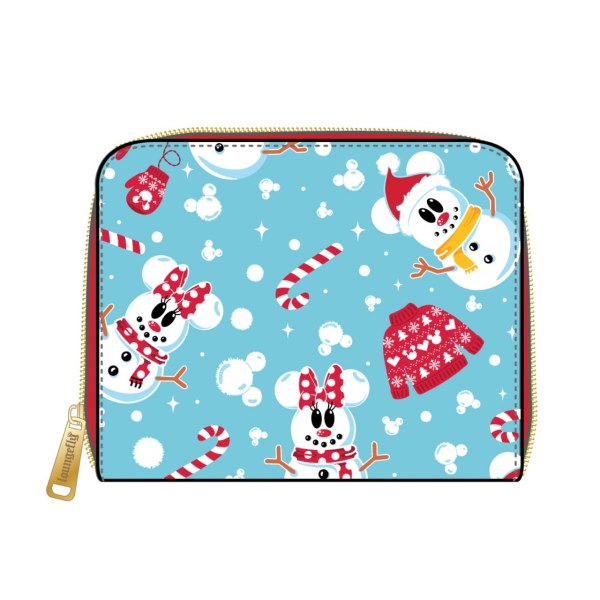 PORTAFOGLIO TOPOLINO & MINNIE PUPAZZO DI NEVE - DISNEY LOUNGEFLY