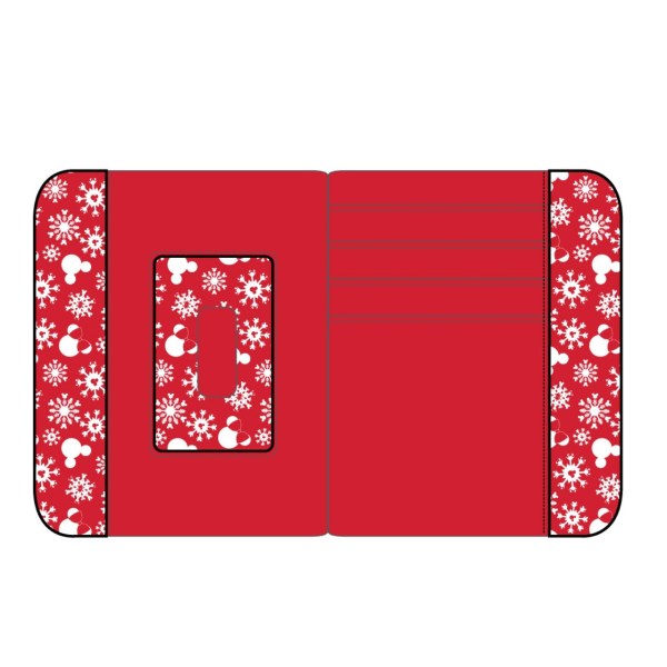 PORTAFOGLIO TOPOLINO & MINNIE PUPAZZO DI NEVE - DISNEY LOUNGEFLY