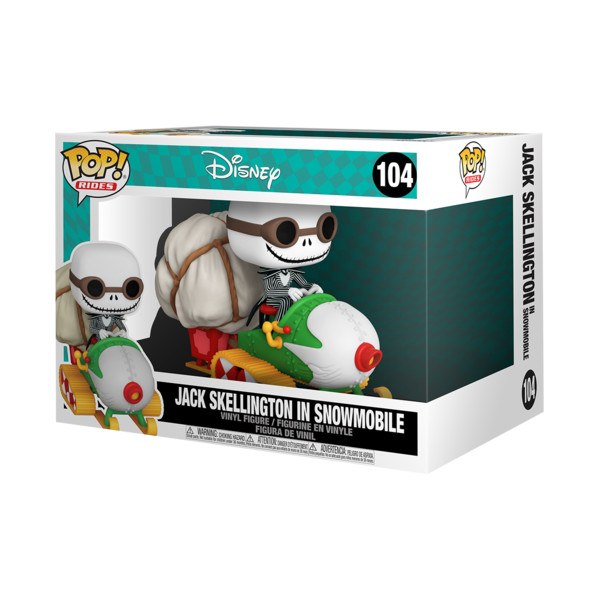 FUNKO POP RIDES! 104 - NIGHTMARE BEFORE CHRISTMAS  - JACK IN SNOWMOBILE