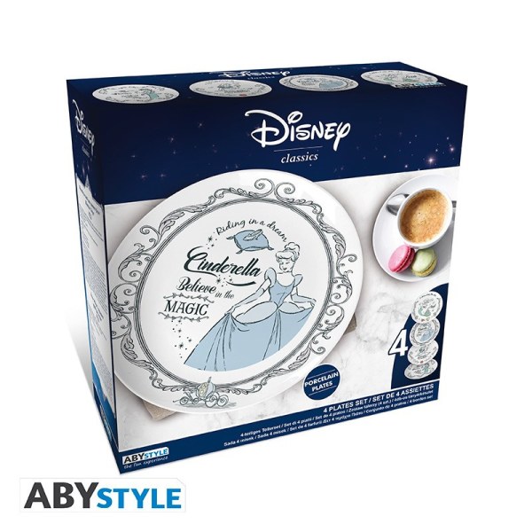 SET DI 4 PIATTI PRINCIPESSE DISNEY - DISNEY