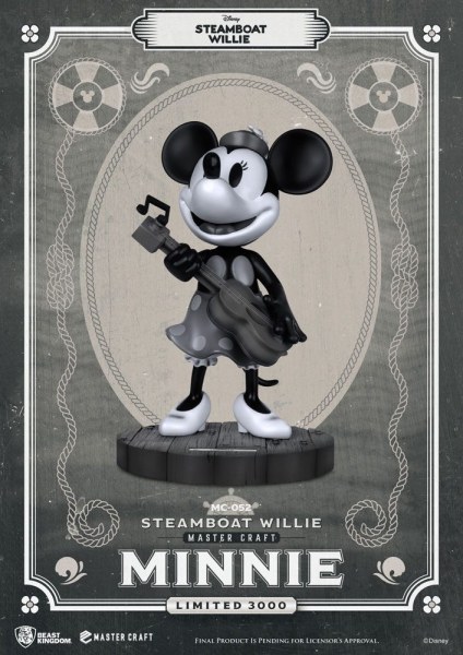STEAMBOAT WILLIE MINNIE - DISNEY MASTERCRAFT
