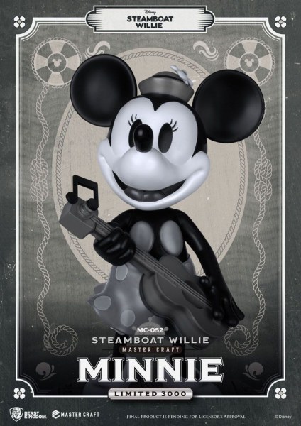 STEAMBOAT WILLIE MINNIE - DISNEY MASTERCRAFT