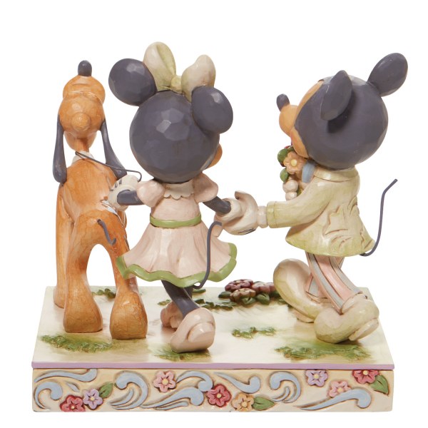 TOPOLINO, MINNIE E PLUTO WHITE WOODLAND - DISNEY TRADITIONS