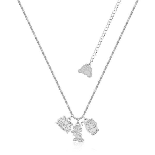 COLLANA CHARMS JAQ, GUS & LUCIFER - DISNEY
