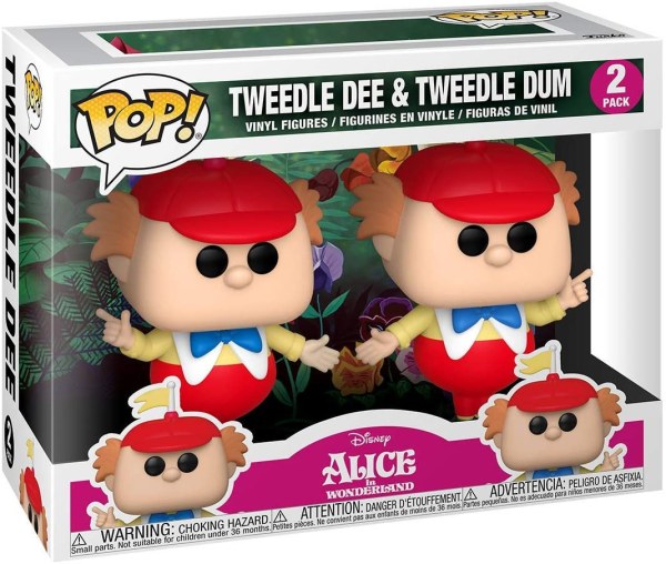 FUNKO POP! 2PK - DISNEY ALICE NEL PAESE DELLE MERAVIGLIE - TWEEDLE DEE & TWEEDLE DUM