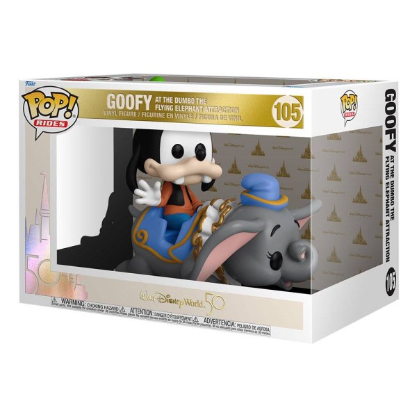 FUNKO POP! RIDES 105 DISNEY WORLD 50º ANNIVERSARIO - DUMBO & PIPPO
