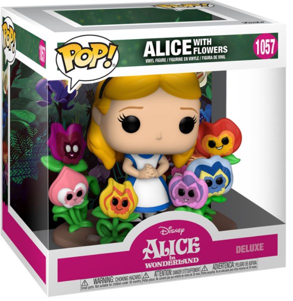 FUNKO POP! 1057 DELUXE DISNEY ALICE NEL PAESE DELLE MERAVIGLIE - ALICE CON FIORI