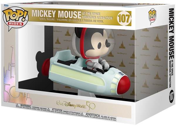 FUNKO POP! RIDES 107 DISNEY WORLD 50º ANNIVERSARIO - SPACE MOUNTAIN TOPOLINO