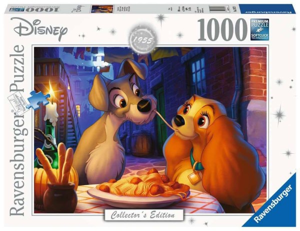PUZZLE COLLECTOR'S EDITION LILLI E IL VAGABONDO ( 1000 PEZZI ) - DISNEY