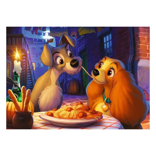 PUZZLE COLLECTOR'S EDITION LILLI E IL VAGABONDO ( 1000 PEZZI ) - DISNEY