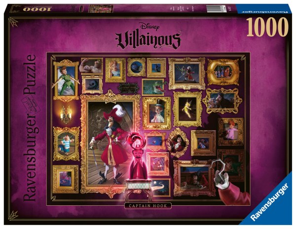 PUZZLE CAPITAN UNCINO ( 1000 PEZZI ) - DISNEY