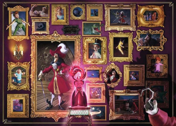 PUZZLE CAPITAN UNCINO ( 1000 PEZZI ) - DISNEY