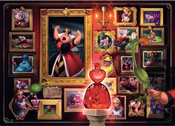PUZZLE REGINA DI CUORI ( 1000 PEZZI ) - DISNEY