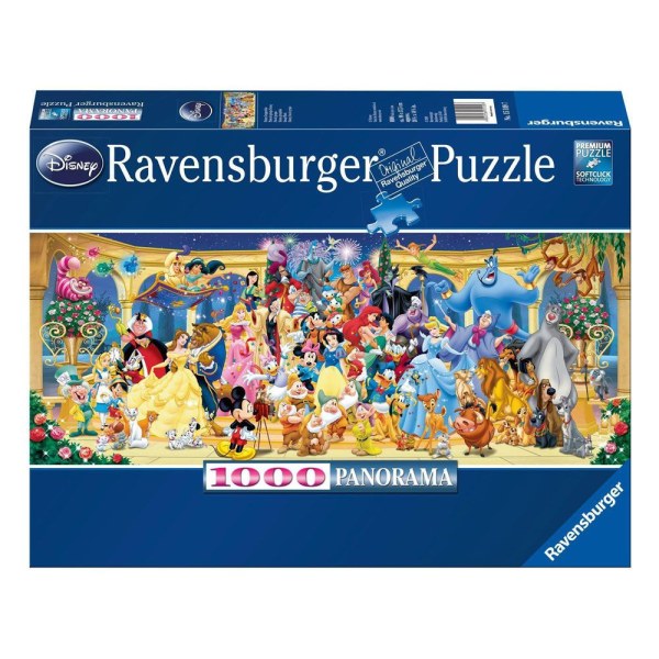 PUZZLE PANORAMA FOTO DI GRUPPO ( 1000 PEZZI ) - DISNEY
