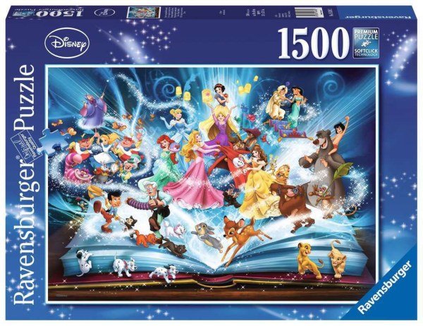PUZZLE IL LIBRO MAGICO DELLE FIABE ( 1500 PEZZI ) - DISNEY
