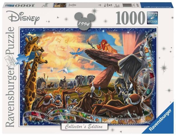 PUZZLE COLLECTOR'S EDITION RE LEON ( 1000 PEZZI ) - DISNEY
