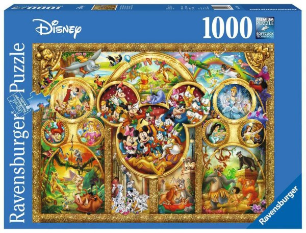 PUZZLE I TEMI PIÙ BELLI ( 1000 PEZZI ) - DISNEY
