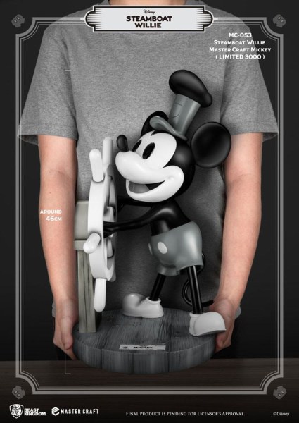 STEAMBOAT WILLIE TOPOLINO - DISNEY MASTERCRAFT