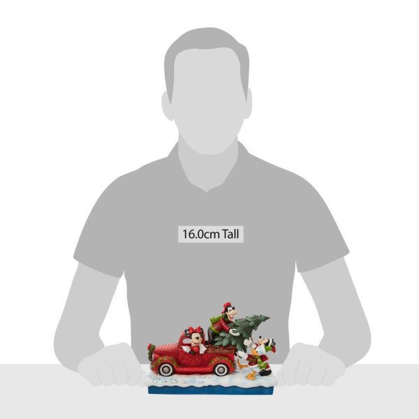 TOPOLINO E I SUOI AMICI CARICANO L'ALBERO DI NATALE SU UN CAMION ROSSO - DISNEY TRADITIONS
