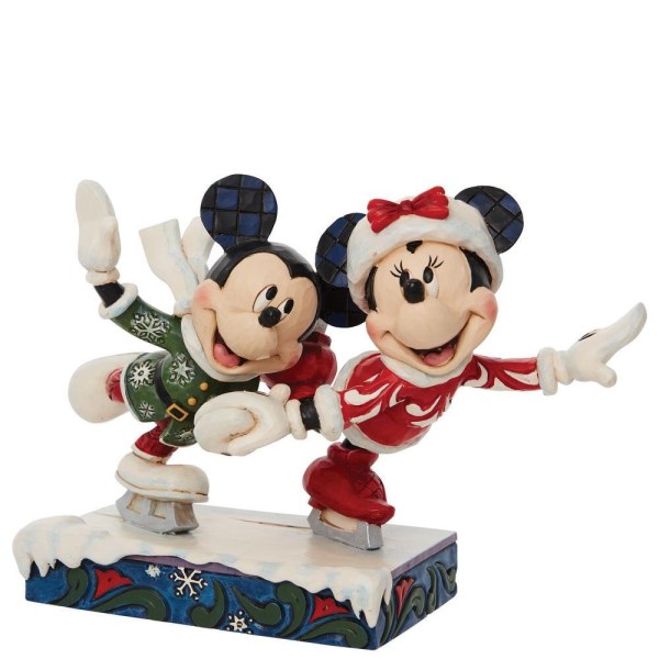 TOPOLINO E MINNIE PATTINANO SUL GHIACCIO - DISNEY TRADITIONS
