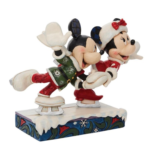 TOPOLINO E MINNIE PATTINANO SUL GHIACCIO - DISNEY TRADITIONS