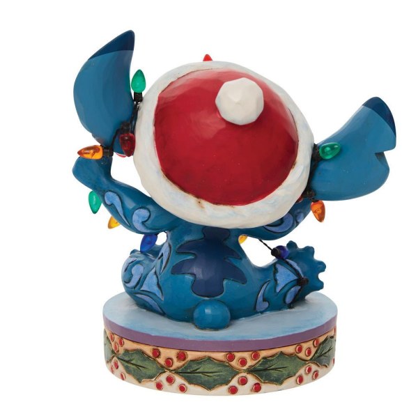 STITCH AGGROVIGLIATO NELLA GHIRLANDA DI NATALE - DISNEY TRADITIONS