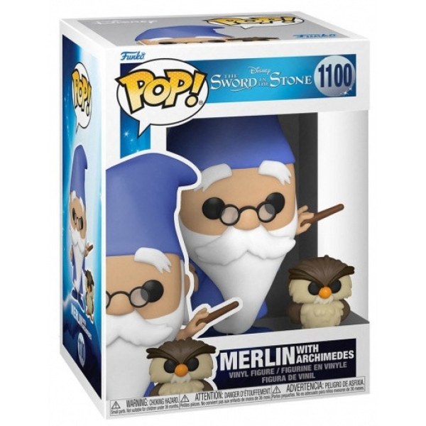 FUNKO POP! 1100 - DISNEY LA SPADA NELLA ROCCIA - MERLIN & ARCHIMEDES